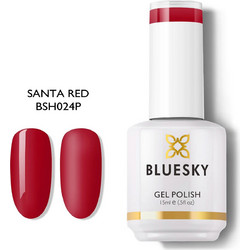 Bluesky Santa Red Glitter Ημιμόνιμο Βερνίκι Νυχιών 15ml