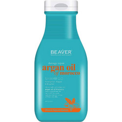 Beaver Argan Oil Σαμπουάν για Επανόρθωση για Λεπτά & Ταλαιπωρημένα Μαλλιά 350ml