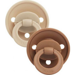 Elodie Details Binky Bundle Newborn Ανατομικές Πιπίλες Καουτσούκ 3m+ Pure Khaki 2τμχ