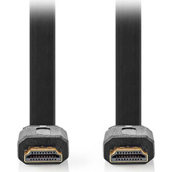 Nedis Καλώδιο HDMI 1.4 Flat HDMI Male to HDMI Male 10m Black