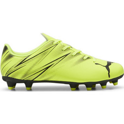 Puma Attacanto FG/AG 107480-07 Παιδικά Ποδοσφαιρικά Παπούτσια με Τάπες Κίτρινα Μαύρα