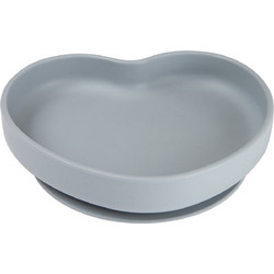 Canpol Babies Πιάτο Φαγητού Σιλικόνης Heart Blue