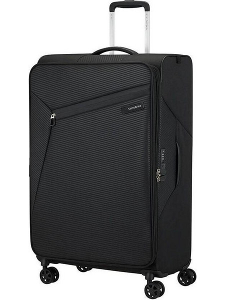 Samsonite Litebeam 146854-1041 Βαλίτσα Μεγάλη 77x47x28cm με 4 Ρόδες Μαύρη