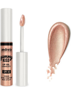 Andreia Yummy Kiss No 04 Perfect Nude Lip Oil με Χρώμα SPF30 7ml