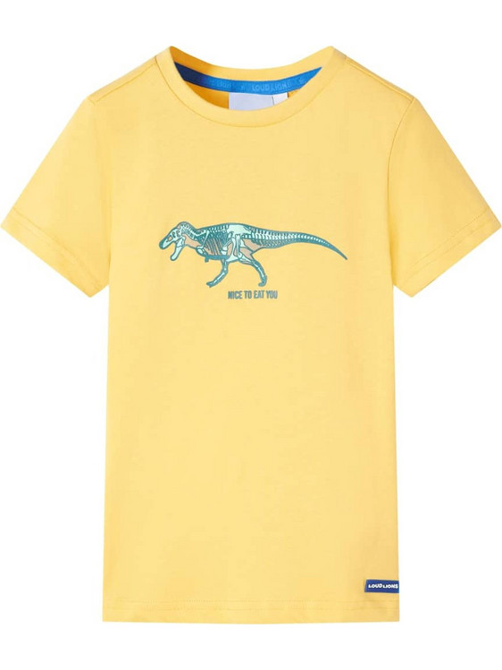 vidaXL Παιδικό T-Shirt Κοντομάνικο Κίτρινο 11735