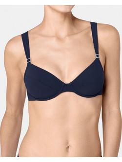 Sloggi Day And Night Essentials Bikini Top με Ενίσχυση Navy Μπλε 10185065