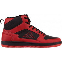 Kappa Lineup Fur Γυναικεία Sneakers Μποτάκια Κόκκινα Μαύρα 243374-2011