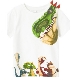 Name It Παιδικό T-Shirt Κοντομάνικο Λευκό 13227671