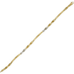 Million Diamonds Ανδρικό Βραχιόλι Χειροπέδα από Χρυσό 14K BR10970