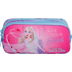 Must Frozen 2 Live Your Truth Κασετίνα με 2 Θήκες Ροζ 564308