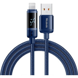 Mcdodo CA-5001 Braided USB-A to Lightning Cable 12W 1.2m Blue 6921002650014