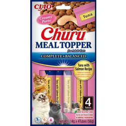 Inaba Churu Meal Topper Tuna with Salmon 4x14gr