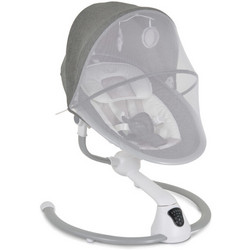 Cangaroo Cloud Touch Relax Μωρού Κούνια με Μουσική Γκρι Ροζ