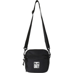 Obey Small Messenger Ανδρική Τσάντα Ώμου / Χιαστί Μαύρη 100010150-BLK