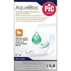 Pic AquaBloc Αποστειρωμένα Αδιάβροχα Αυτοκόλλητα Επιθέματα 15x10cm 5τμχ