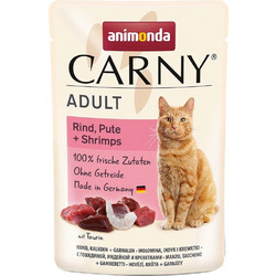 Animonda Carny Adult with Turkey, Beef & Shrimps 85gr