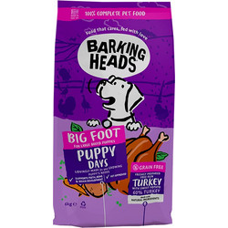 Barking Heads Big Foot Puppy Days Turkey 6kg