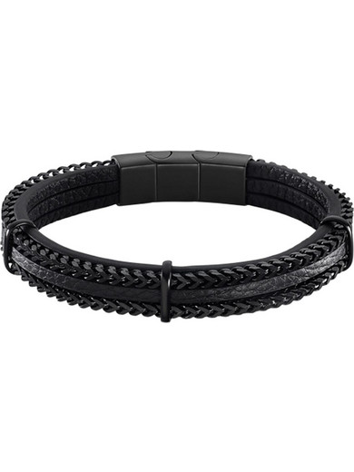 Lotus Ανδρικό Βραχιόλι Χειροπέδα από Δέρμα LS2206-2/1