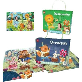 Παιδικό Puzzle Animals 100 Κομμάτια 61001