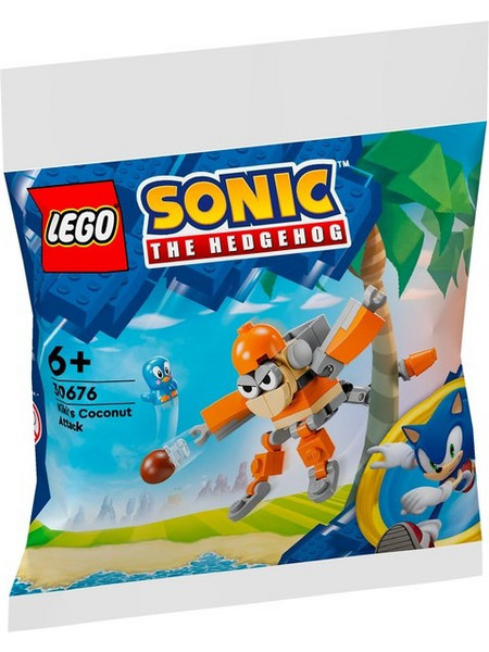 Lego Sonic The Hedgehog Kiki's Coconut Attack για 6+ Ετών 30676