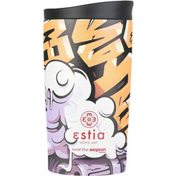 Estia Travel Mug Save The Aegean Graffity Rhythm 350ml