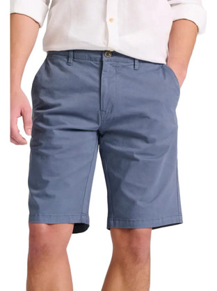 Funky Buddha Ανδρική Βερμούδα Chino Μπλε FBM009-001-03