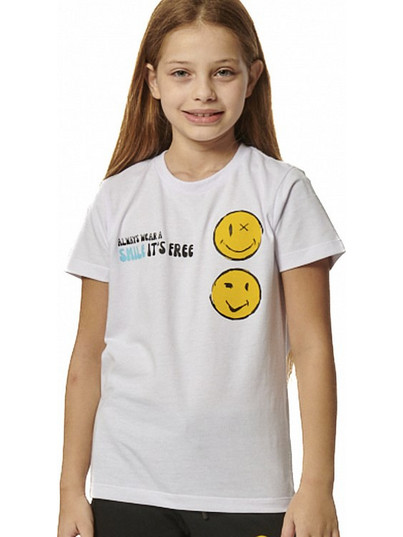 Body Action Παιδικό T-Shirt Κοντομάνικο Λευκό 052403-01