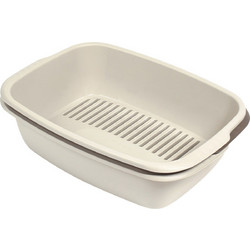 MPS Miso Λεκάνη Γάτας με Κόσκινο Μπεζ Μ54xΠ39xΥ16cm