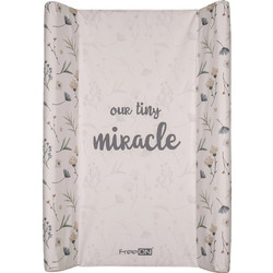 FreeON Our Tiny Miracle Μαλακή Αλλαξιέρα Μωρού Πλαστική 70x50cm Εκρού