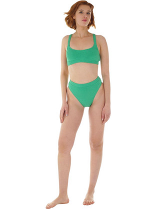 Gsecret Bikini Set Μπουστάκι Ψηλόμεσο Brazil Πράσινο 89320-28348