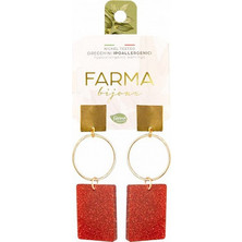 Farma Bijoux Γυναικεία Σκουλαρίκια Κρεμαστά από Ορείχαλκο 10035433