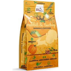 Syta Micha Chef Puppy & Junior Rabbit, Turkey, Banana & Zucchini 9kg
