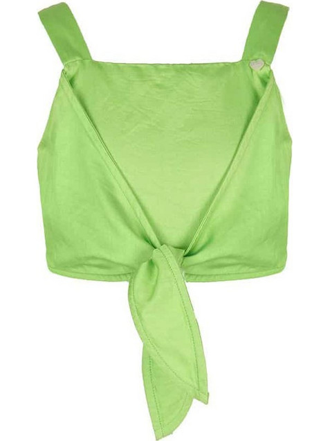 Marasil Παιδικό Crop Top Αμάνικο Πράσινο 22012386-510