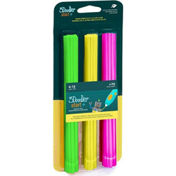 3Doodler 3DS-ECO-MIX4-75 Green / Pink / Yellow 75x1gr