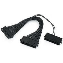 Cablexpert CC-PSU24-01 Καλώδιο Τροφοδοσίας 24-Pin ATX to 24-Pin ATX 0.3m Black
