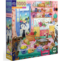Puzzle eeBoo Pink Kitchen 1000 Κομμάτια
