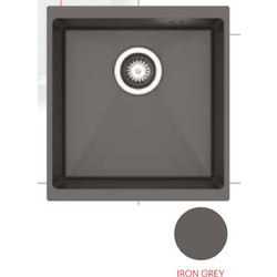 Pyramis Ithaka Υποκαθήμενος Νεροχύτης Γρανίτη Iron Grey 43x46cm 070244111