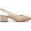 Caprice Ανατομικές Γόβες Slingback Δερμάτινες με Χοντρό Χαμηλό Τακούνι Μπεζ 9-29500-42-433