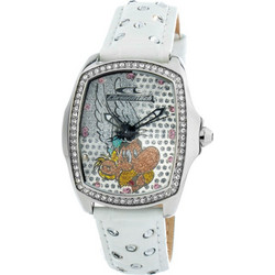 Chronotech Γυναικείο Ρολόι με Λευκό Δερμάτινο Λουράκι CT7896LS-88