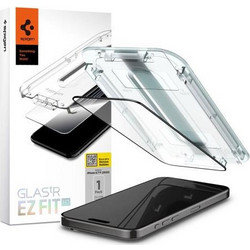 Spigen GLAS. TR EZ Fit FC Tempered Glass Black (iPhone 15 Pro)