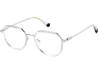 Polaroid Eyewear PLD455G 010 Γυναικείος Σκελετός Γυαλιών Οράσεως Μεταλλικός Ασημί