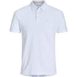 Jack & Jones Paulos Ανδρική Μπλούζα Polo Κοντομάνικη Λευκή 12136668