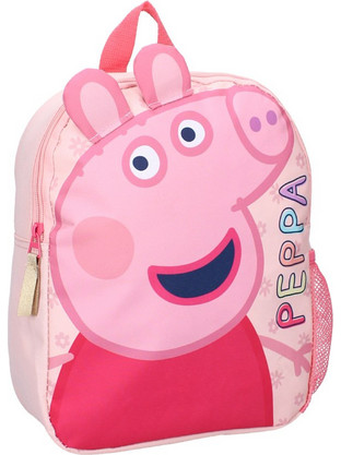 Vadobag Peppa Pig Fluffy Friends Σχολική Τσάντα Πλάτης Νηπιαγωγείου Ροζ 007-00236