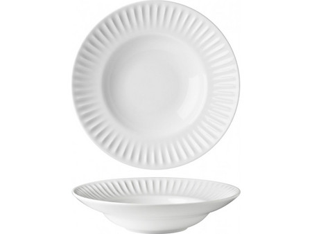 G. Benedikt Pasta Ribby Πιάτα Βαθιά Πορσελάνης 26cm 6τμχ RIB1926
