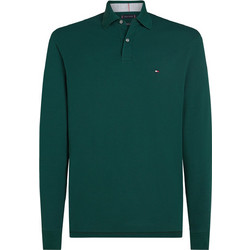 Tommy Hilfiger Ανδρική Μπλούζα Polo Μακρυμάνικη Κυπαρισσί MW0MW20183-L6K