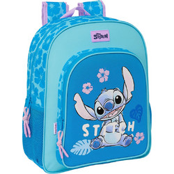 Safta Lilo & Stitch Hawaii Σχολική Τσάντα Πλάτης Δημοτικού Γαλάζια 612413640