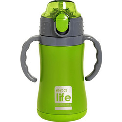 Ecolife Παιδικό Παγούρι Θερμός Ανοξείδωτο BPA Free Πράσινο 300ml