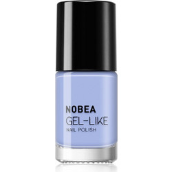 Nobea Day to Day Gel Like Sky Blue N44 Gloss Βερνίκι Νυχιών Μακράς Διαρκείας 6ml