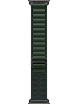 Apple Alpine Loop Λουράκι Υφασμάτινο Black / Green (Apple Watch Ultra 49mm)
