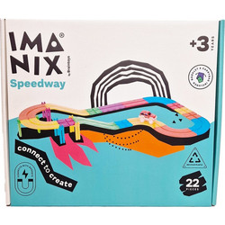 Imanix Μαγνητικό Παιχνίδι Κατασκευών Αυτοκινητόδρομος 22τμχ
